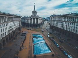 o largo na cidade de sofia, bulgária foto