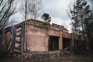 vistas de toda a zona de exclusão de chernobyl foto