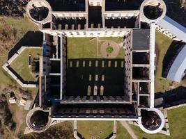 castelo de borgholm visto em oland, suécia foto