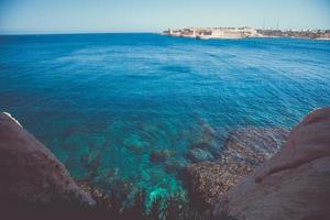 fort ricasoli na capital maltesa de valletta foto