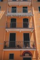 vistas de manarola em cinque terre, itália foto