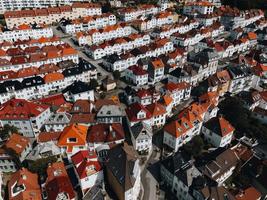 vistas de cerca de bergen no oeste da noruega foto