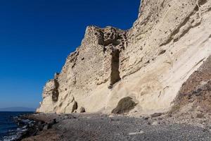 paisagens da ilha de santorini foto