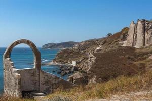 paisagens da ilha de santorini foto