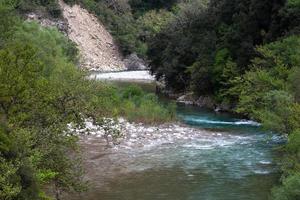 paisagens de primavera das montanhas da grécia foto