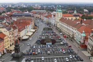 paisagens da cidade de hradec kralove foto