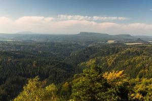 paisagens de outono em prebischtor, boêmia foto