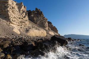 paisagens da ilha de santorini foto