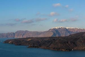 paisagens da ilha de santorini foto