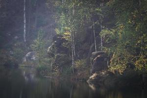 paisagens outonais de adrspach foto