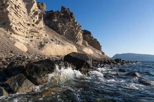 paisagens da ilha de santorini foto