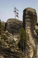 paisagens outonais de adrspach foto