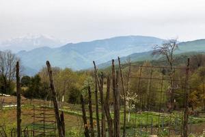 paisagens de primavera das montanhas da grécia foto