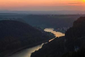 paisagens de outono em prebischtor, boêmia foto