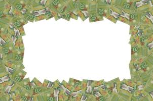memorial nacional vimy canadense do Canadá padrão de notas de polímero de 20 dólares de 2012 foto