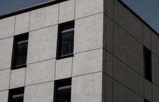 fachada de concreto arquitetura moderna foto