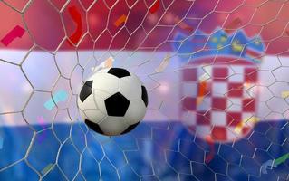 competição da copa de futebol entre a Holanda e a Croácia. foto
