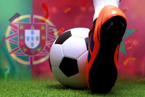 competição da taça de futebol entre a nacional marroquina e a nacional portuguesa. foto