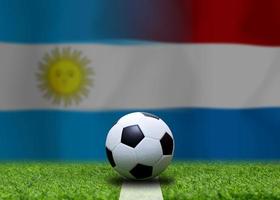 competição da copa de futebol entre a seleção holandesa e a seleção argentina. foto