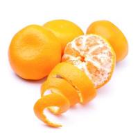espiral de tangerinas doces. foto