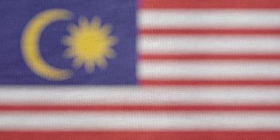 textura da bandeira da malásia como pano de fundo foto