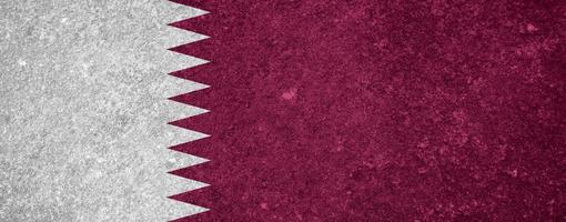 textura da bandeira do qatar como pano de fundo foto