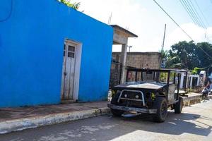 kantunilkin quintana roo méxico 2021 pequena vila kantunilkin ruas abriga igrejas e locais públicos méxico. foto