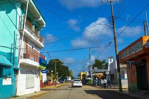 kantunilkin quintana roo méxico 2021 pequena vila kantunilkin ruas abriga igrejas e locais públicos méxico. foto