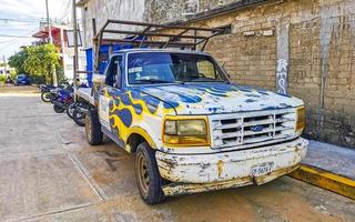 puerto escondido oaxaca méxico 2022 várias picapes mexicanas carros 4x4 veículos off-road méxico. foto