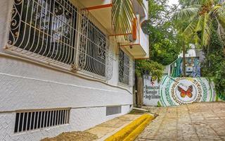 puerto escondido oaxaca méxico 2022 parede com desenhos de graffiti em zicatela puerto escondido méxico. foto