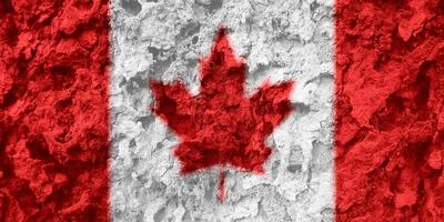 textura da bandeira canadense como plano de fundo foto