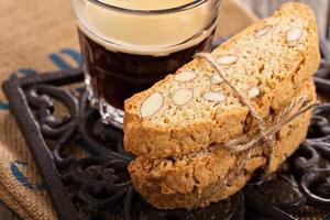 biscoito integral com café foto