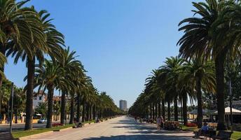 rua jaime i em salou, espanha foto