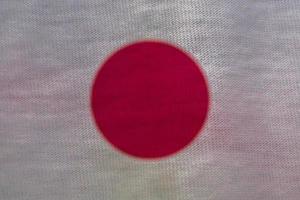 textura de bandeira japonesa como plano de fundo foto