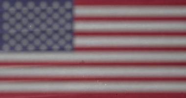textura da bandeira américa para plano de fundo foto