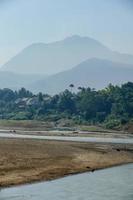 paisagem rural no leste da ásia foto