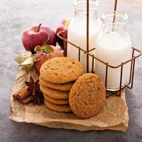 biscoitos snickerdoodle de maçã e canela foto