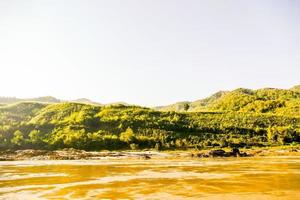 paisagem rural no leste da ásia foto