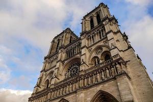 a catedral de notre dame em paris, frança foto