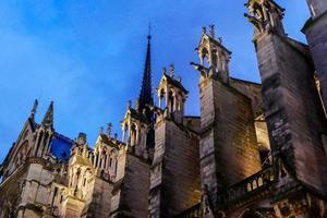 vista turística em paris foto