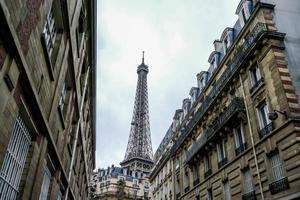 a torre eiffel em paris, frança foto