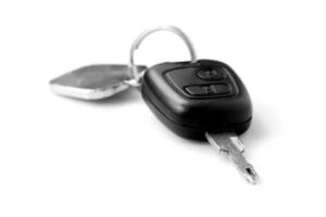 close-up de chaves de carro foto