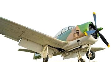 aviões de combate na 2ª guerra mundial isolados no branco foto