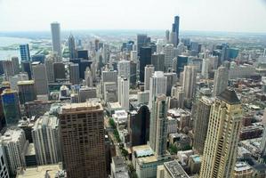 horizonte de chicago e vista da costa dourada foto