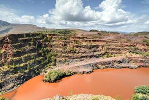 mina de minério de ferro ngwenya - suazilândia foto