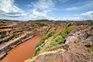 mina de minério de ferro ngwenya - suazilândia foto