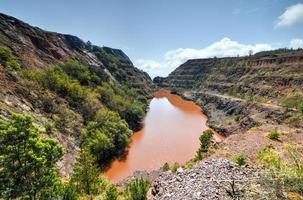 mina de minério de ferro ngwenya - suazilândia foto