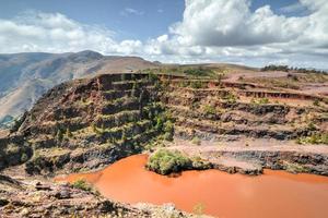 mina de minério de ferro ngwenya - suazilândia foto