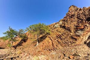 tubos de órgão - twyfelfontein, damaraland, namíbia foto