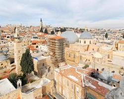 igreja do santo sepulcro - cidade velha de jerusalém foto